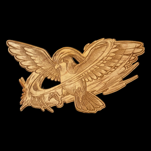 legendary rainbow phoenix wooden art (copy)