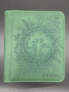 lug fly edition blue 9 or 12 pocket binder & 4 or 9 pocket top loader (copy)